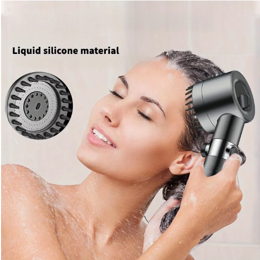 2025 nuevo cabezal de ducha ion con filtro de mano, turbocompresor con múltiples modos de pulverización, interruptor de encendido/apagado de filtro incorporado